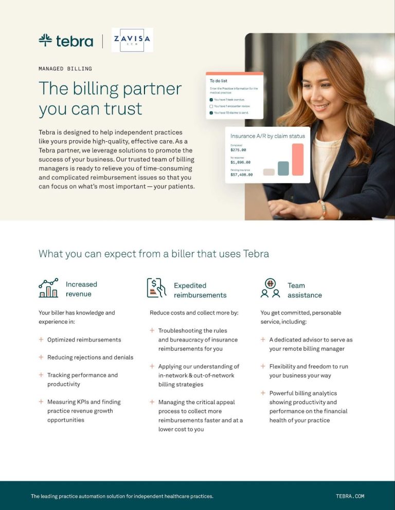 Tebra billing partner medical billing service questions